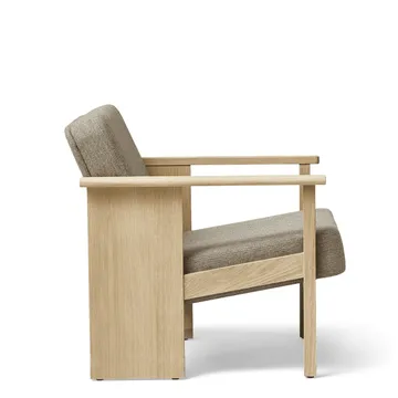 Block lounge chair - White oak-Hallingdal 65-0227 - Form & Refine