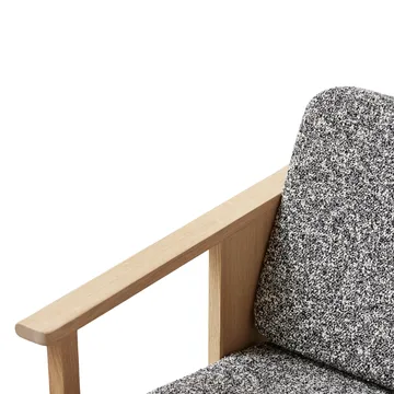 Block lounge chair - White oak-Zero 0004 - Form & Refine