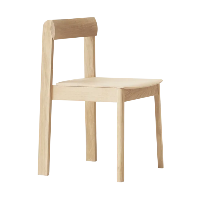 Blueprint chair, White oak Form & Refine