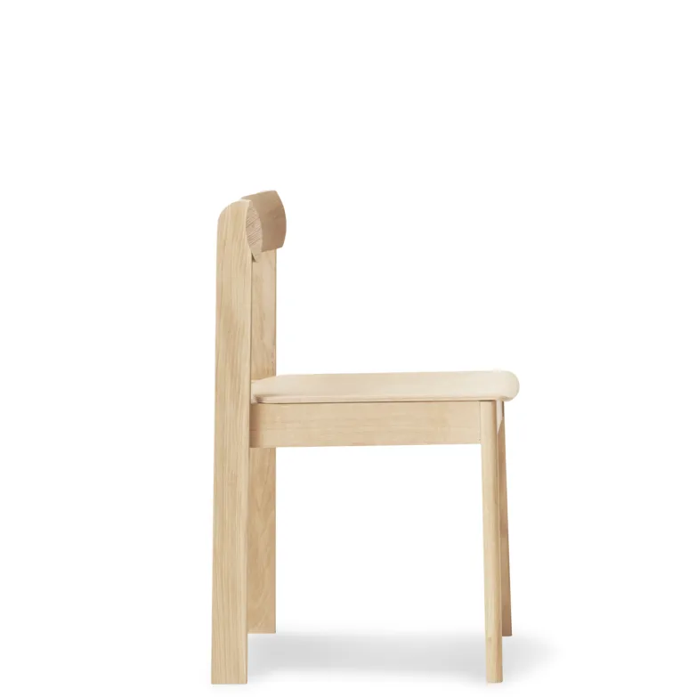 Blueprint chair, White oak Form & Refine