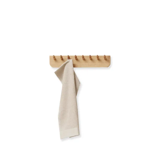 Echo coat rack 40 cm, White oak Form & Refine