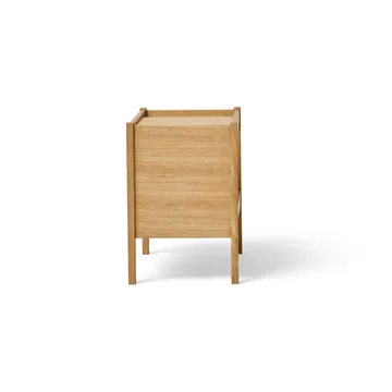 Journal Organiser side table - Oak - Form & Refine