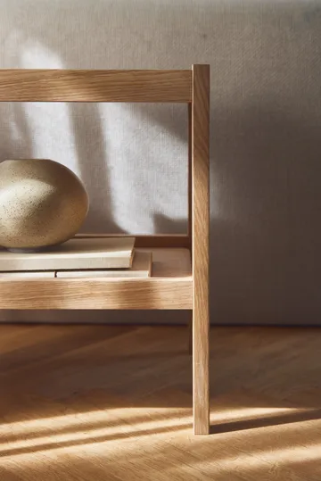 Journal Organiser side table - Oak - Form & Refine