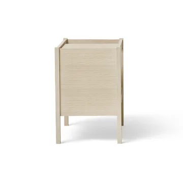 Journal side table 29x43 cm - White oak - Form & Refine