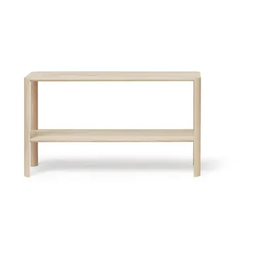 Leaf shelf 2 shelves 57x100 cm - White oak - Form & Refine