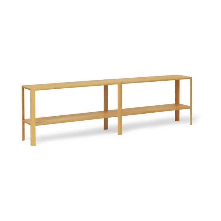 Leaf shelf 2 shelves 57x200 cm - Oak - Form & Refine