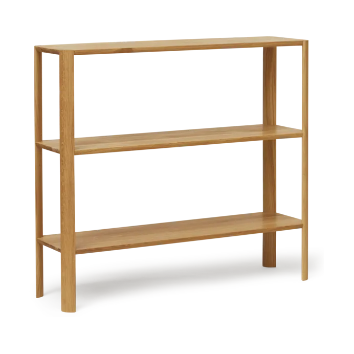 Leaf shelf 3 shelves 92x100 cm, Oak Form & Refine