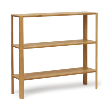 Leaf shelf 3 shelves 92x100 cm - Oak - Form & Refine
