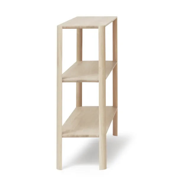 Leaf shelf 3 shelves 92x100 cm, White oak Form & Refine