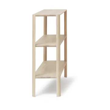 Leaf shelf 3 shelves 92x100 cm - White oak - Form & Refine