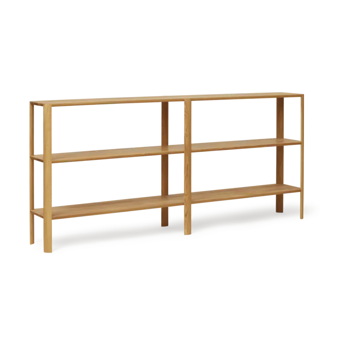 Leaf shelf 3 shelves 92x200 cm - Oak - Form & Refine