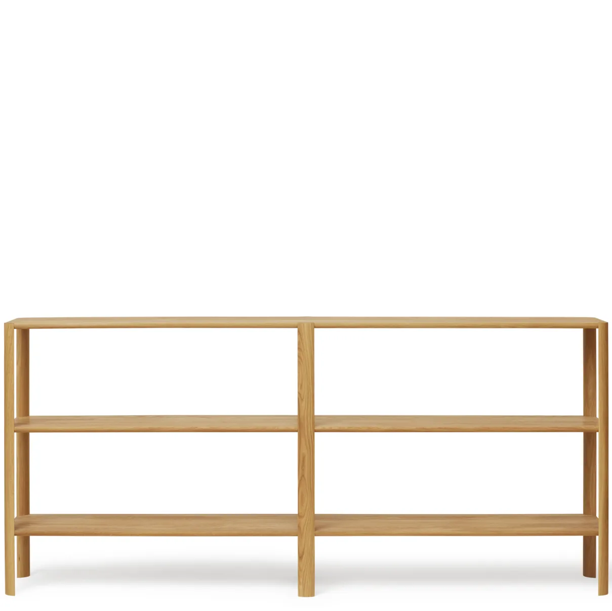 Leaf shelf 3 shelves 92x200 cm, Oak Form & Refine