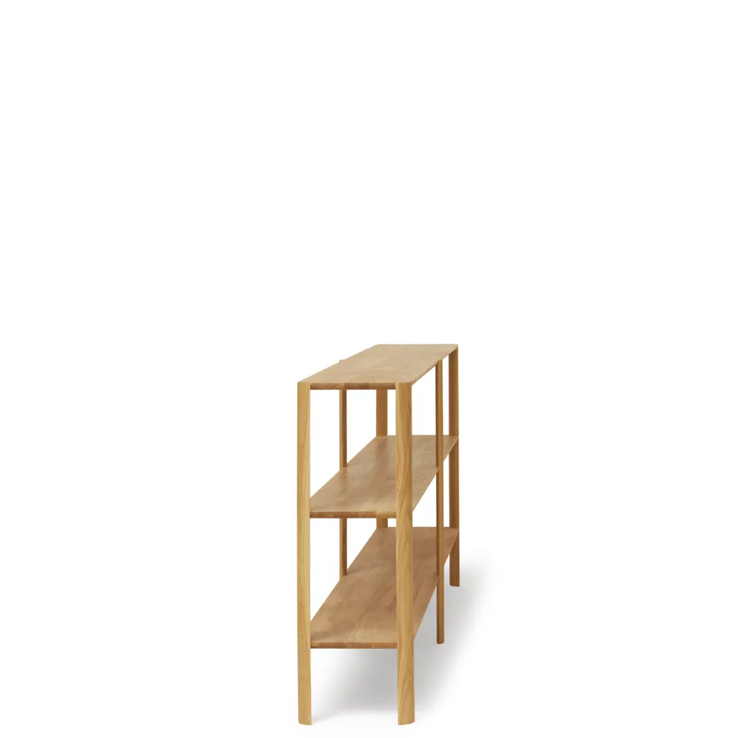 Leaf shelf 3 shelves 92x200 cm, Oak Form & Refine