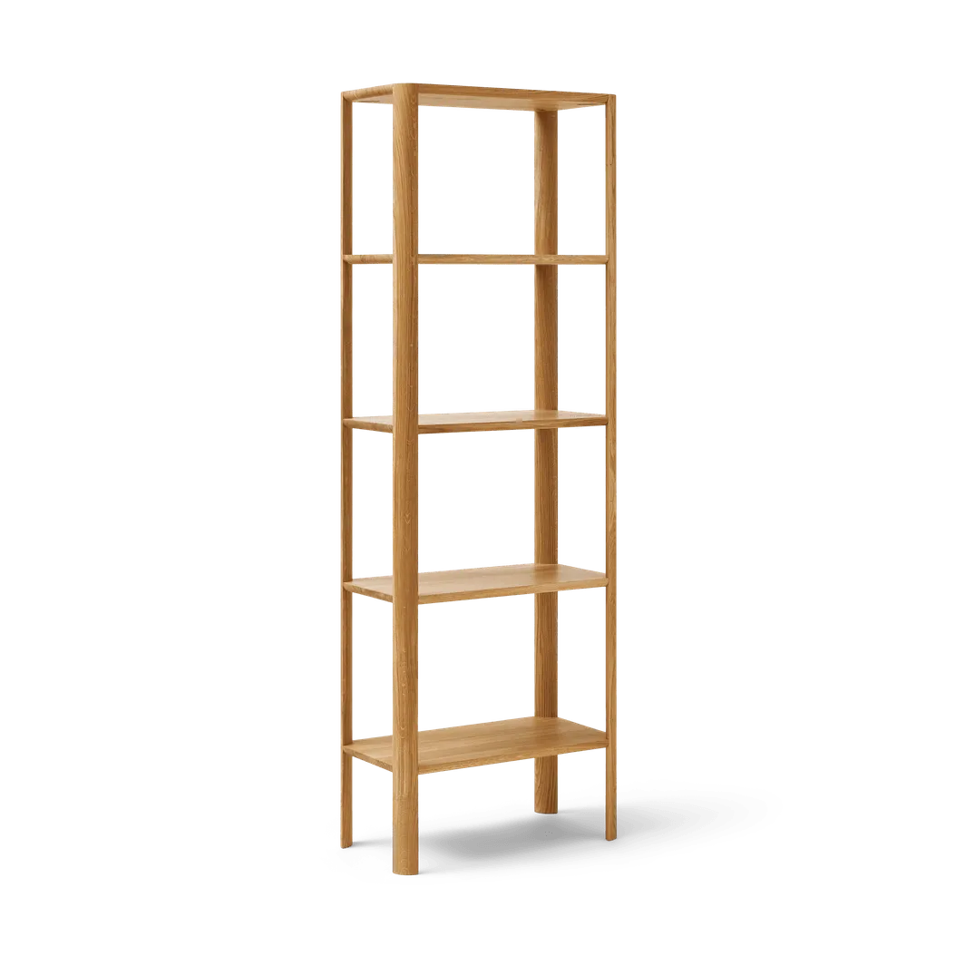 Leaf shelf 5 shelves 55x162 cm, Oak Form & Refine
