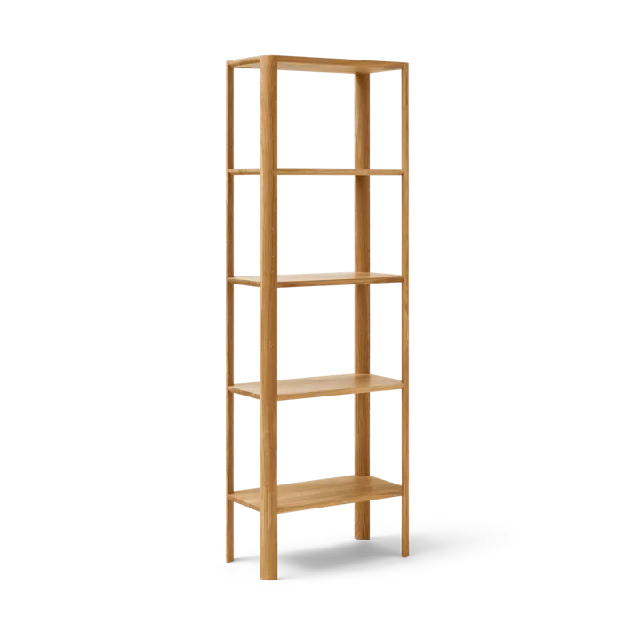 Leaf shelf 5 shelves 55x162 cm - Oak - Form & Refine