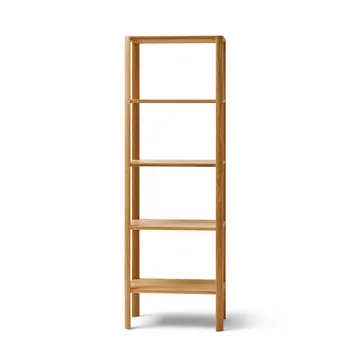 Leaf shelf 5 shelves 55x162 cm - Oak - Form & Refine
