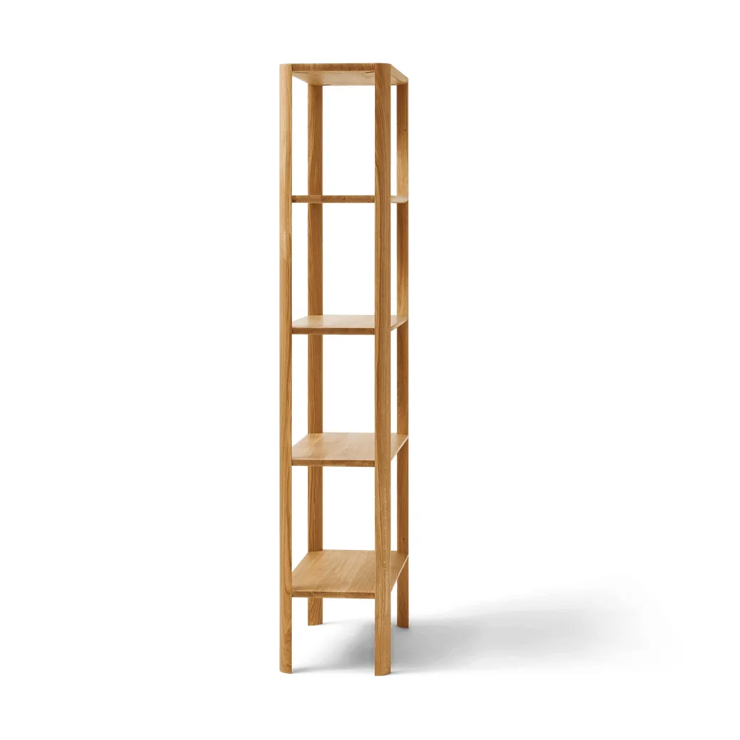 Leaf shelf 5 shelves 55x162 cm, Oak Form & Refine