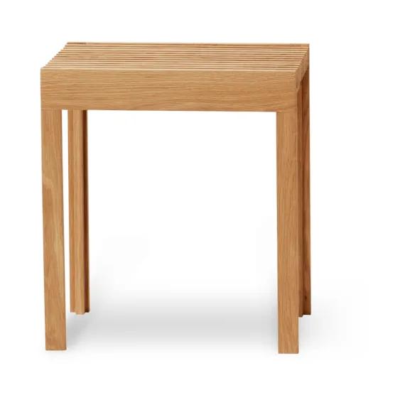 Lightweight stool 40x45 cm - Oak - Form & Refine