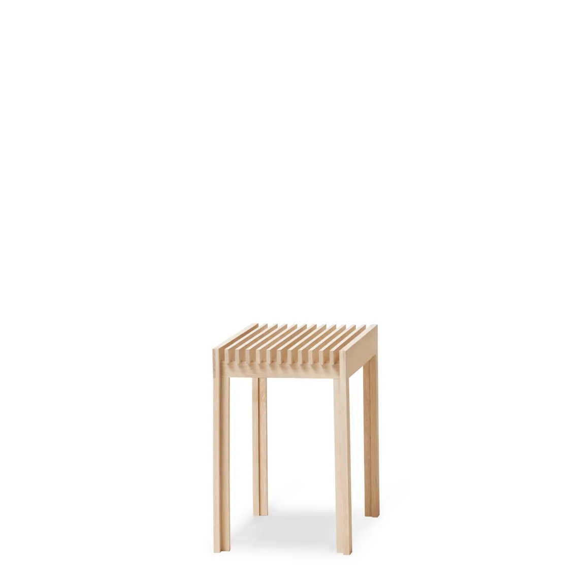 Lightweight stool 40x45 cm, White oak Form & Refine