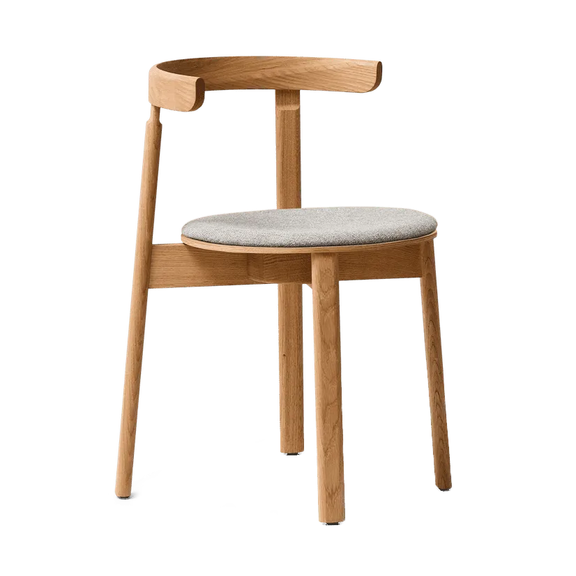Lunar chair, Oak-Hallingdal 65-0227 Form & Refine