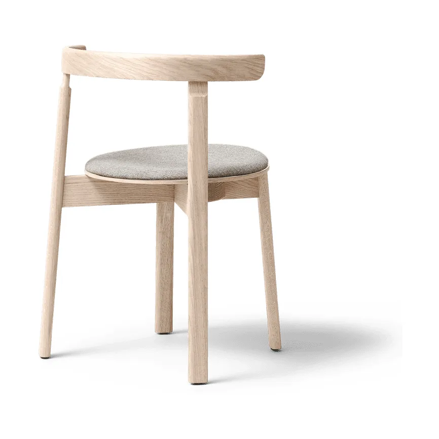 Lunar chair, White oak-Hallingdal 65-0227 Form & Refine