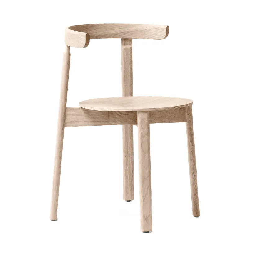 Lunar chair, White oak Form & Refine