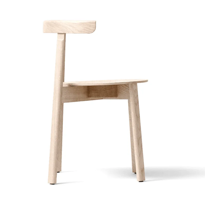 Lunar chair, White oak Form & Refine