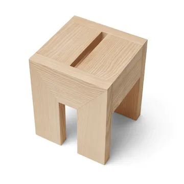 Monolith side table - Ash, 29x29x36 cm - Form & Refine