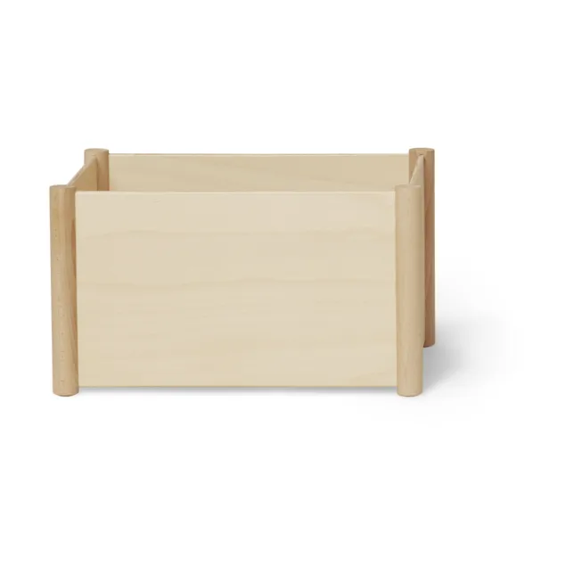 Pillar storage box M, Beech Form & Refine
