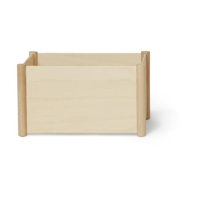 Pillar storage box M - Beech - Form & Refine