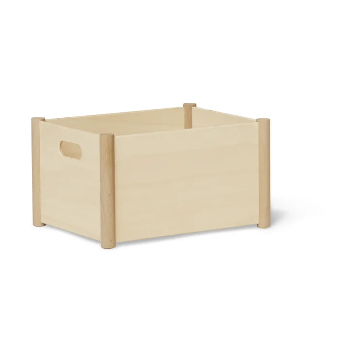 Pillar storage box M, Beech Form & Refine