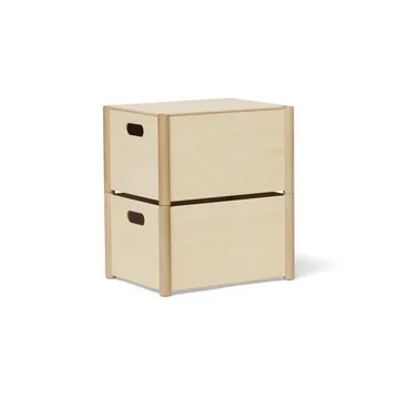 Pillar storage box M - Beech - Form & Refine