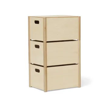 Pillar storage box M - Beech - Form & Refine