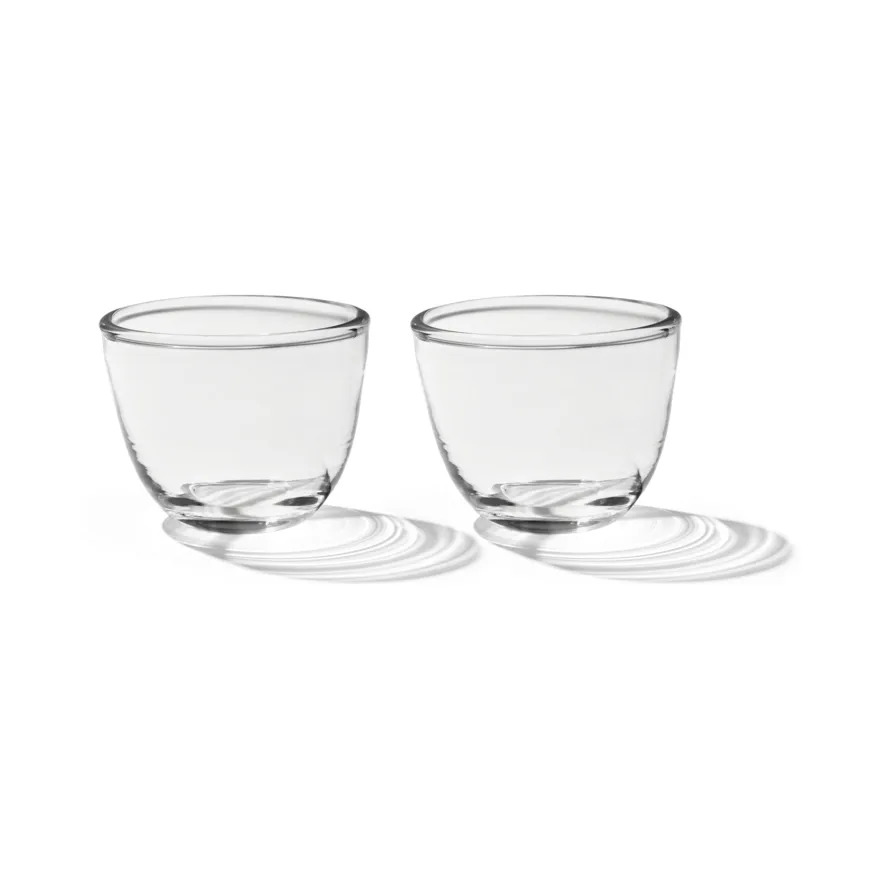 Pinho glass 2-pack, Clear Form & Refine