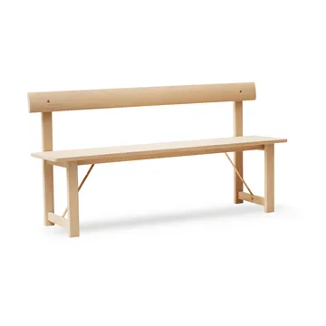 Position bench 155 cm - Oak-brass - Form & Refine