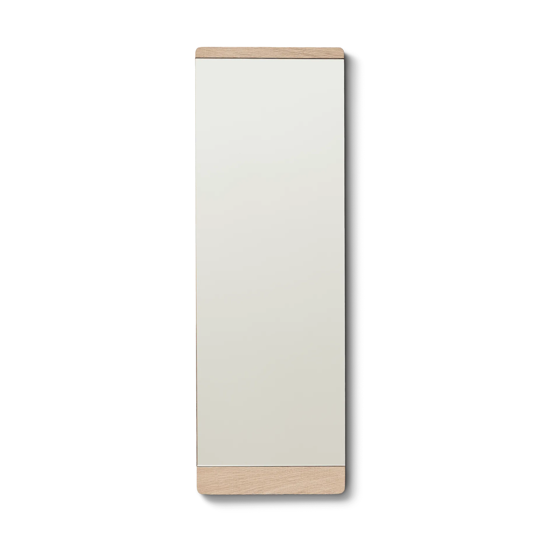 Rim wall mirror 35x110 cm, White oak Form & Refine