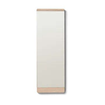Rim wall mirror 35x110 cm - White oak - Form & Refine