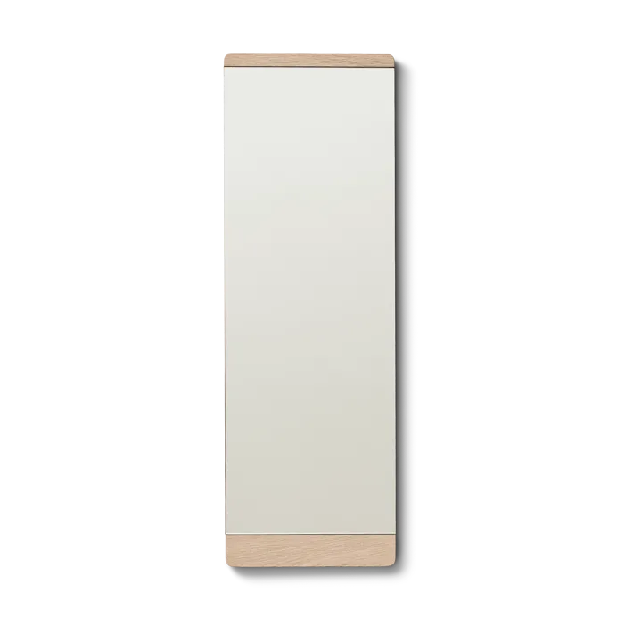 Rim wall mirror 35x110 cm - White oak - Form & Refine