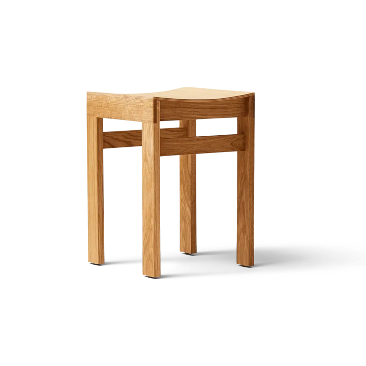 Sonder stool 47.5 cm - Oak - Form & Refine