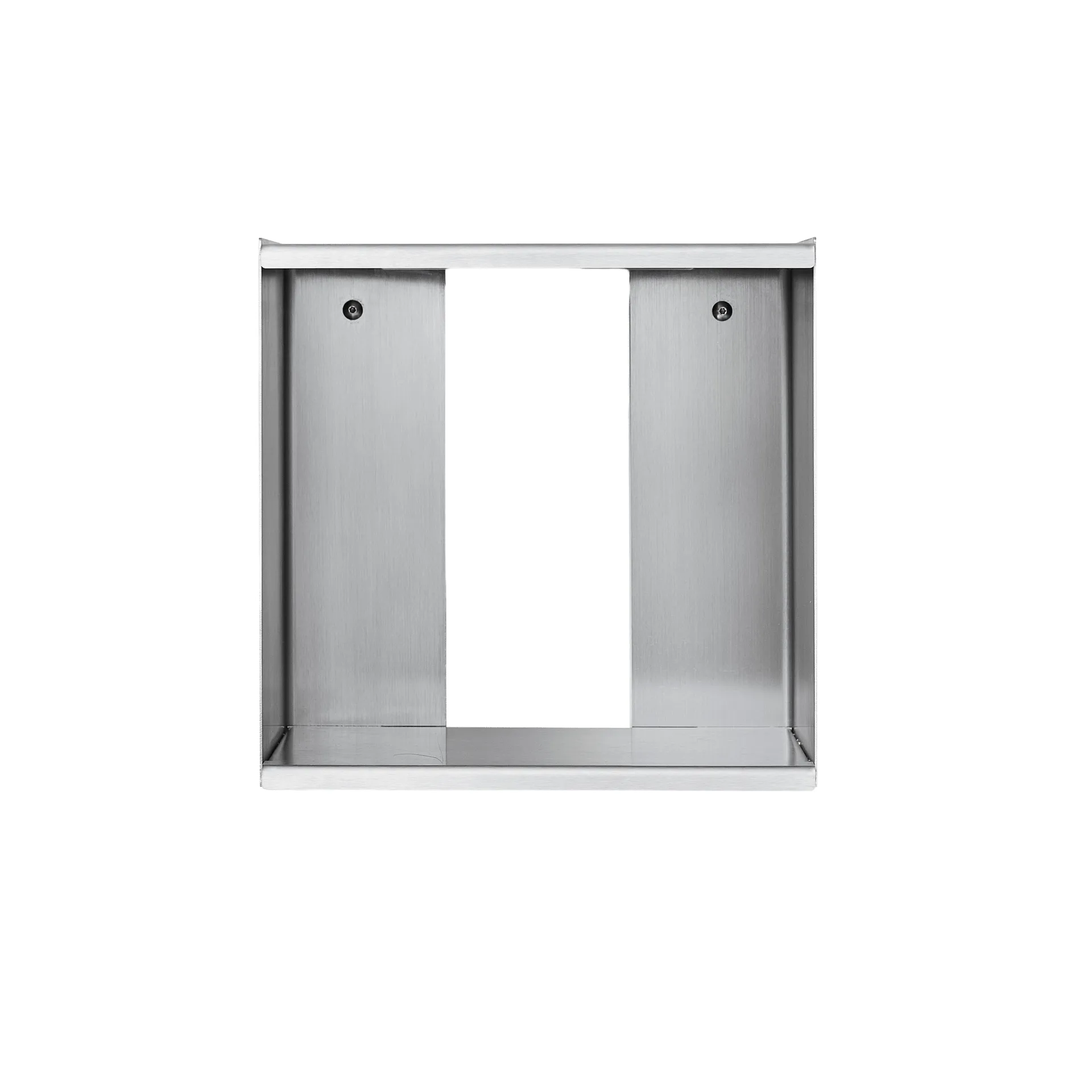 Taper Cube Box wall shelf, Stainless steel, 34x35 cm Form & Refine