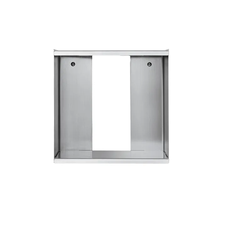 Taper Cube Box wall shelf - Stainless steel, 34x35 cm - Form & Refine