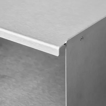 Taper Cube Box wall shelf - Stainless steel, 34x35 cm - Form & Refine