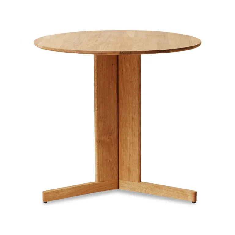 Trefoil dining table Ø75 cm, Oak Form & Refine