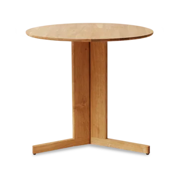Trefoil dining table Ø75 cm - Oak - Form & Refine