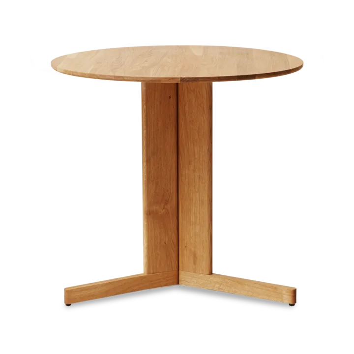 Trefoil dining table Ø75 cm - Oak - Form & Refine
