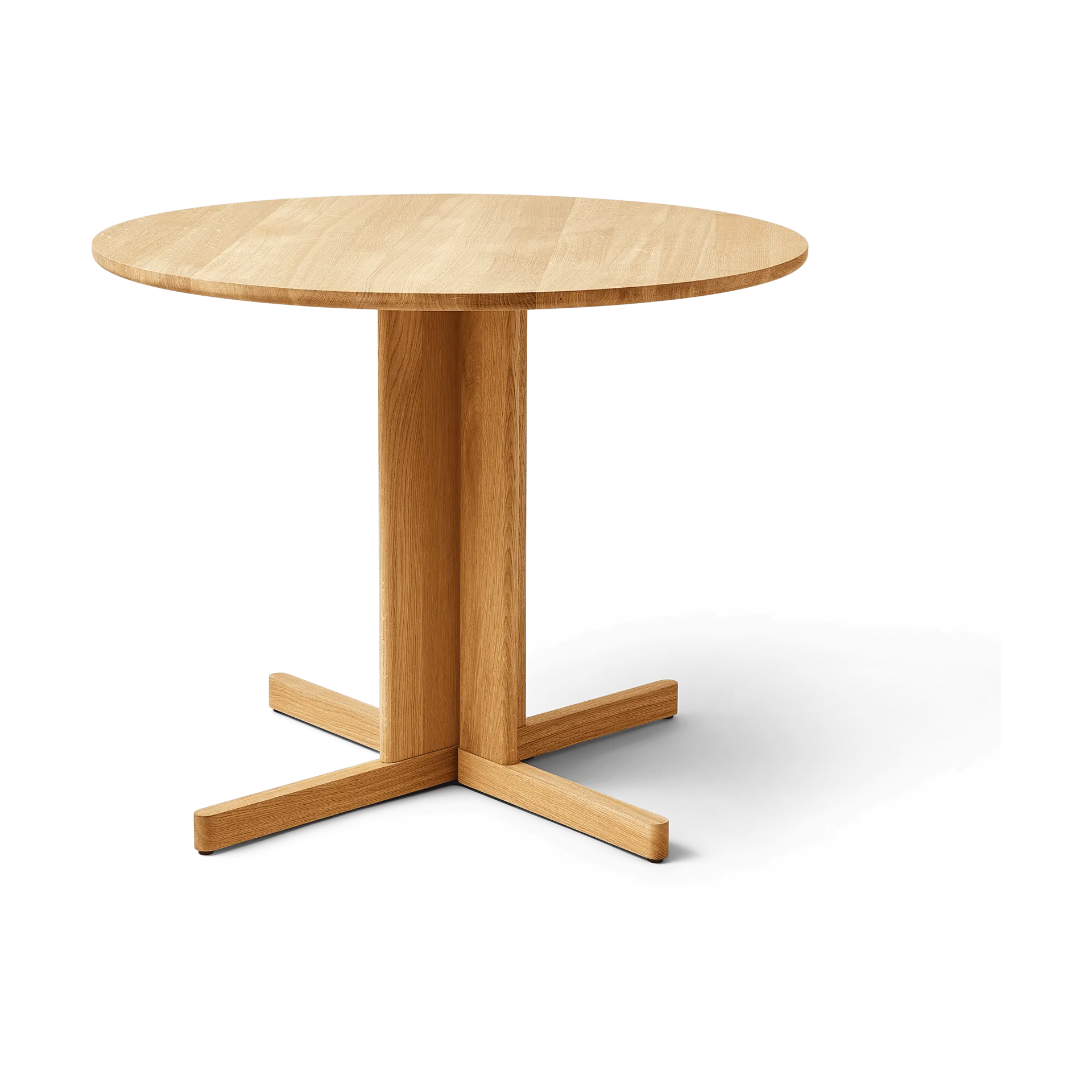 Trefoil dining table Ø90 cm, Oak Form & Refine