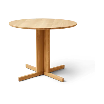 Trefoil dining table Ø90 cm - Oak - Form & Refine