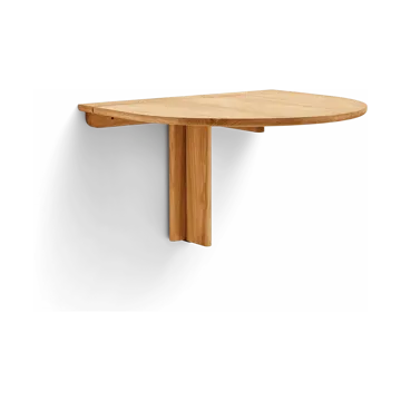 Trefoil wall-mounted table - Oak - Form & Refine