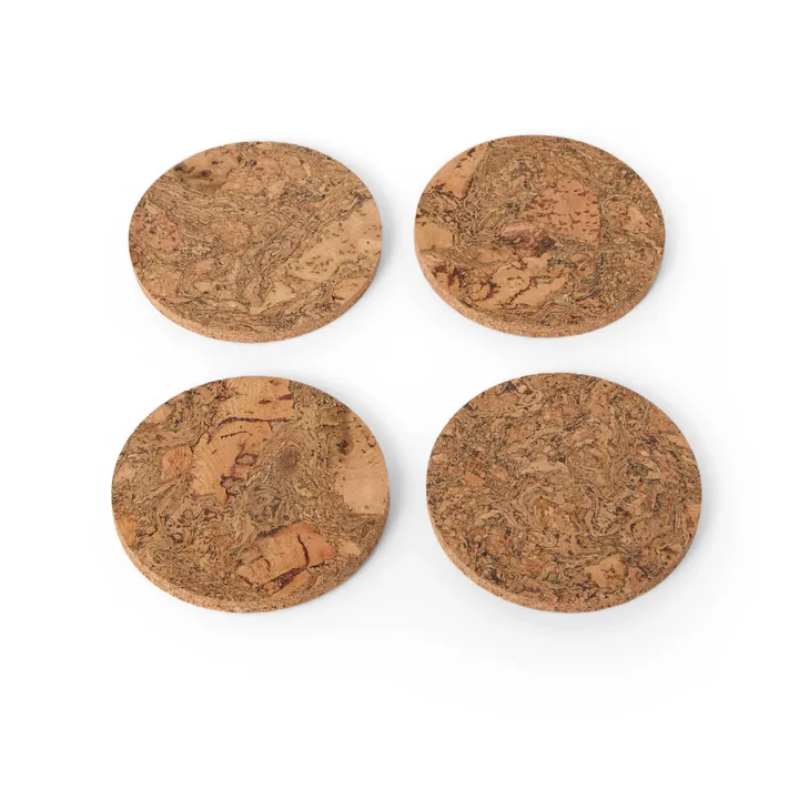 Cork coaster 4-pack - Natural - Formgatan