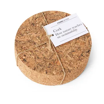 Cork coaster 4-pack - Natural - Formgatan